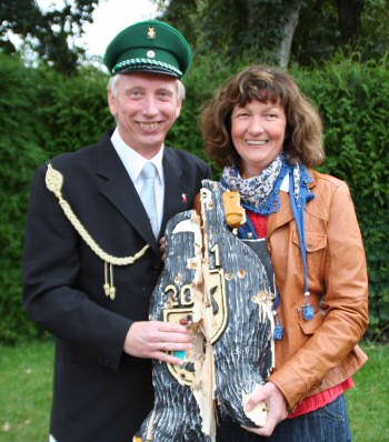 Das sympathische Königspaar Heinz Dieter und Agnes Protte