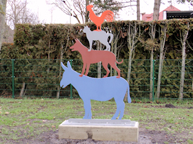 Skulptur der Bremer Stadtmusikanten Skulptur der Bremer Stadtmusikanten