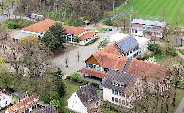 Luftaufnahme der Lippe-Grundschule in Boke (2019) Luftaufnahme Lippe-Grundschule
